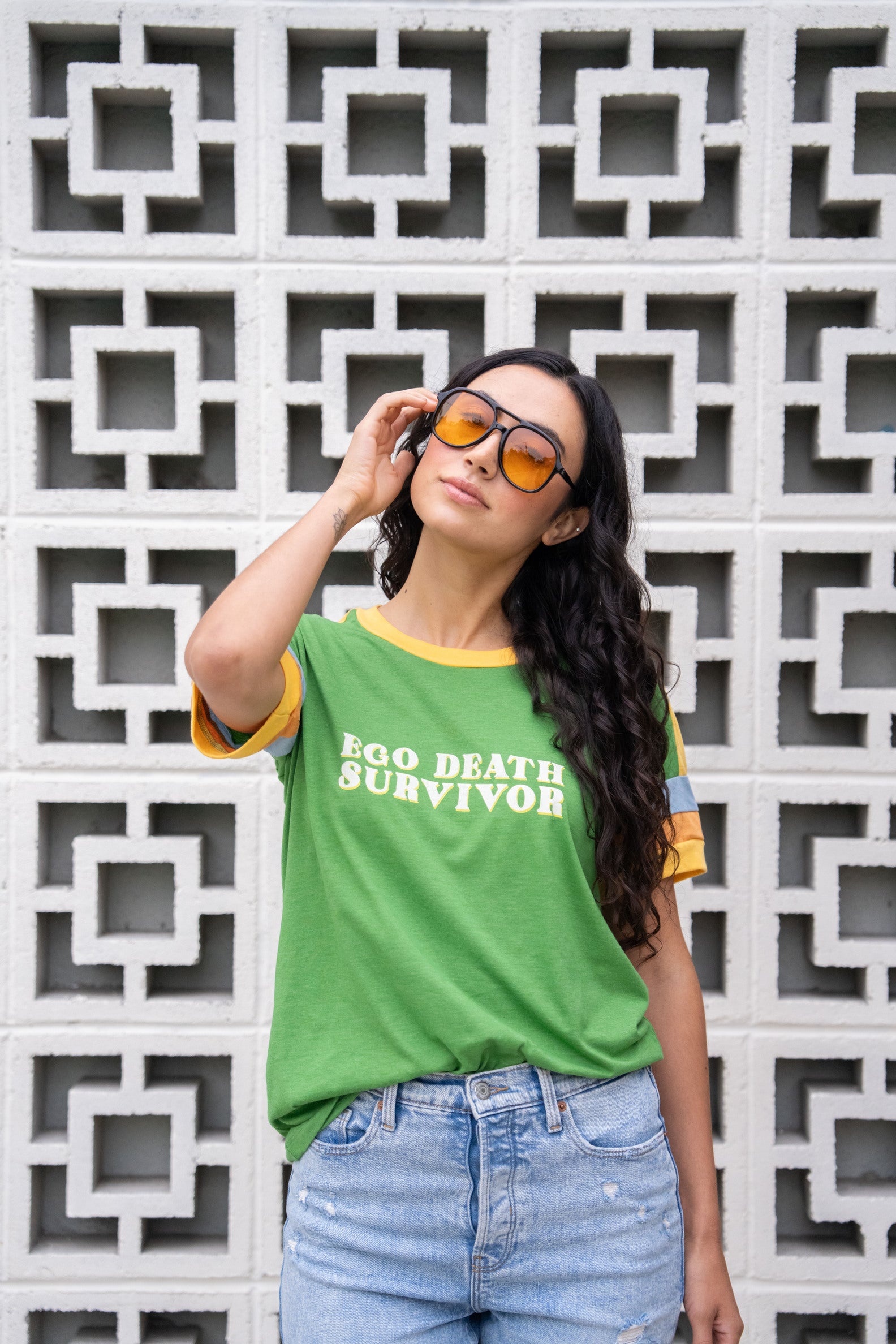 Ego Death Survivor Unisex Vintage Tee