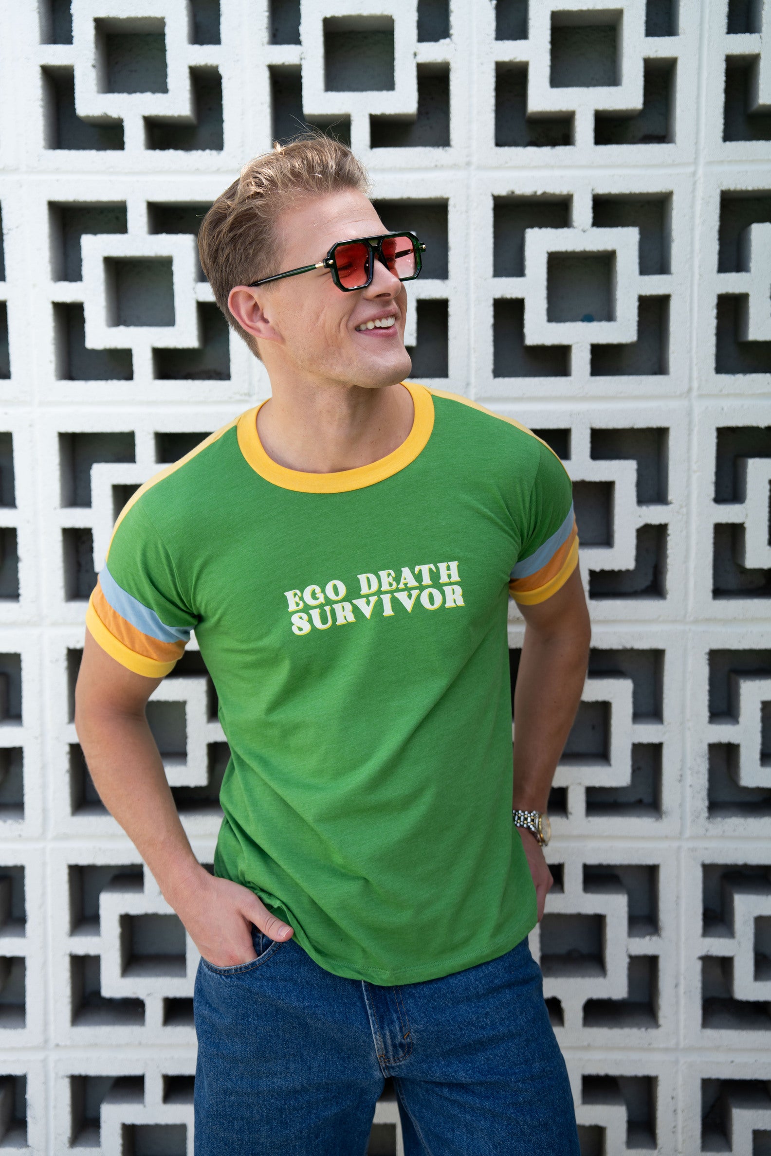 Ego Death Survivor Unisex Vintage Tee